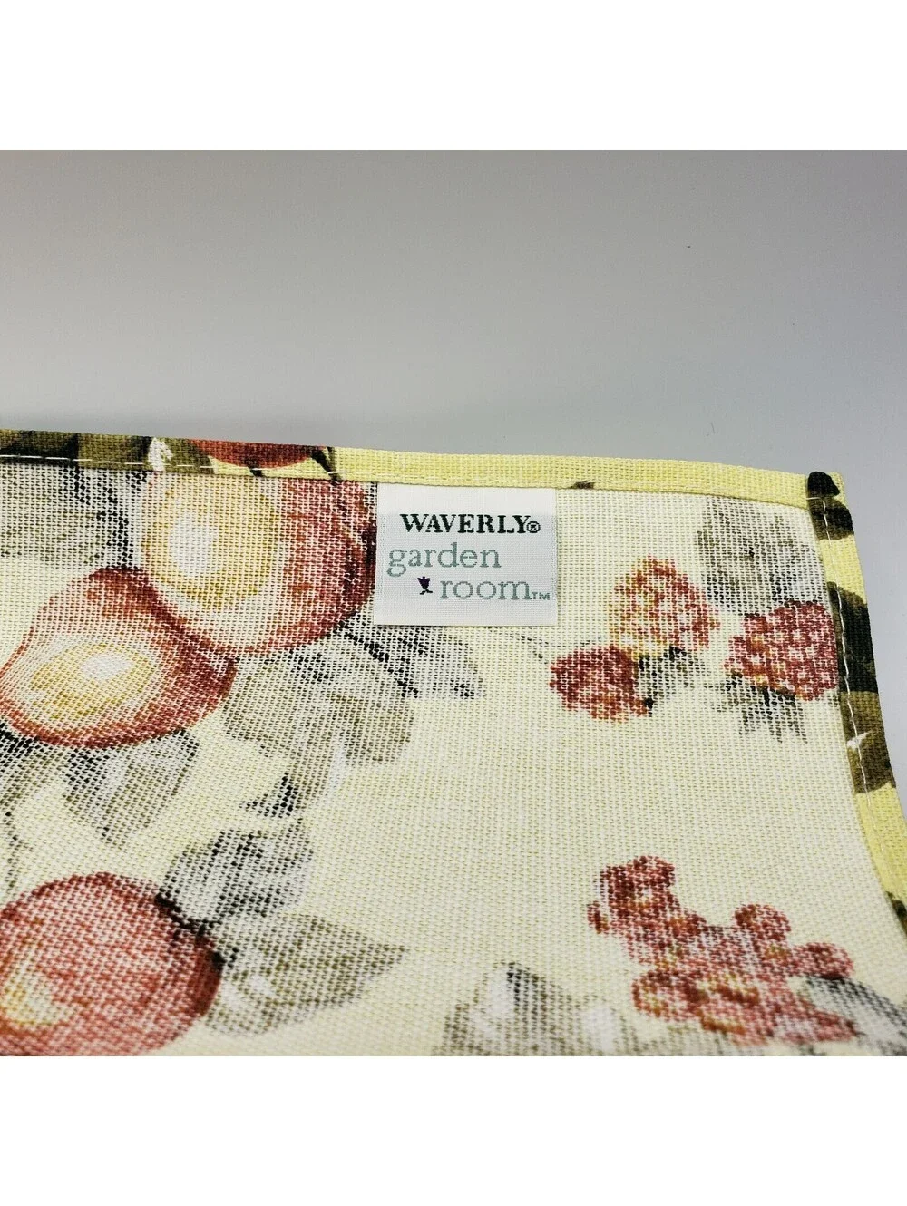 Waverly Garden Room Napkins Set of 8 Floral Manor Cotton Fabric 20x20